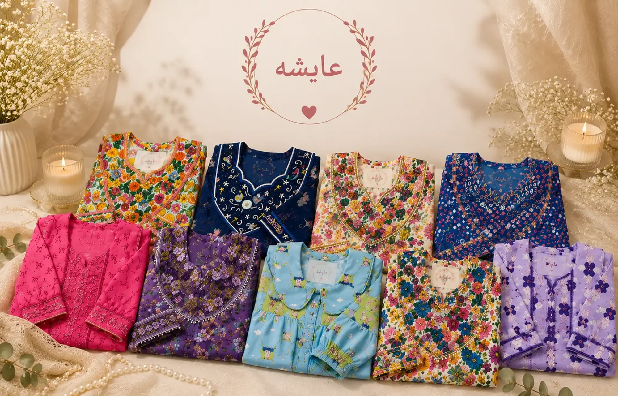 متجر عايشة للمخورات، ملابس أطفال