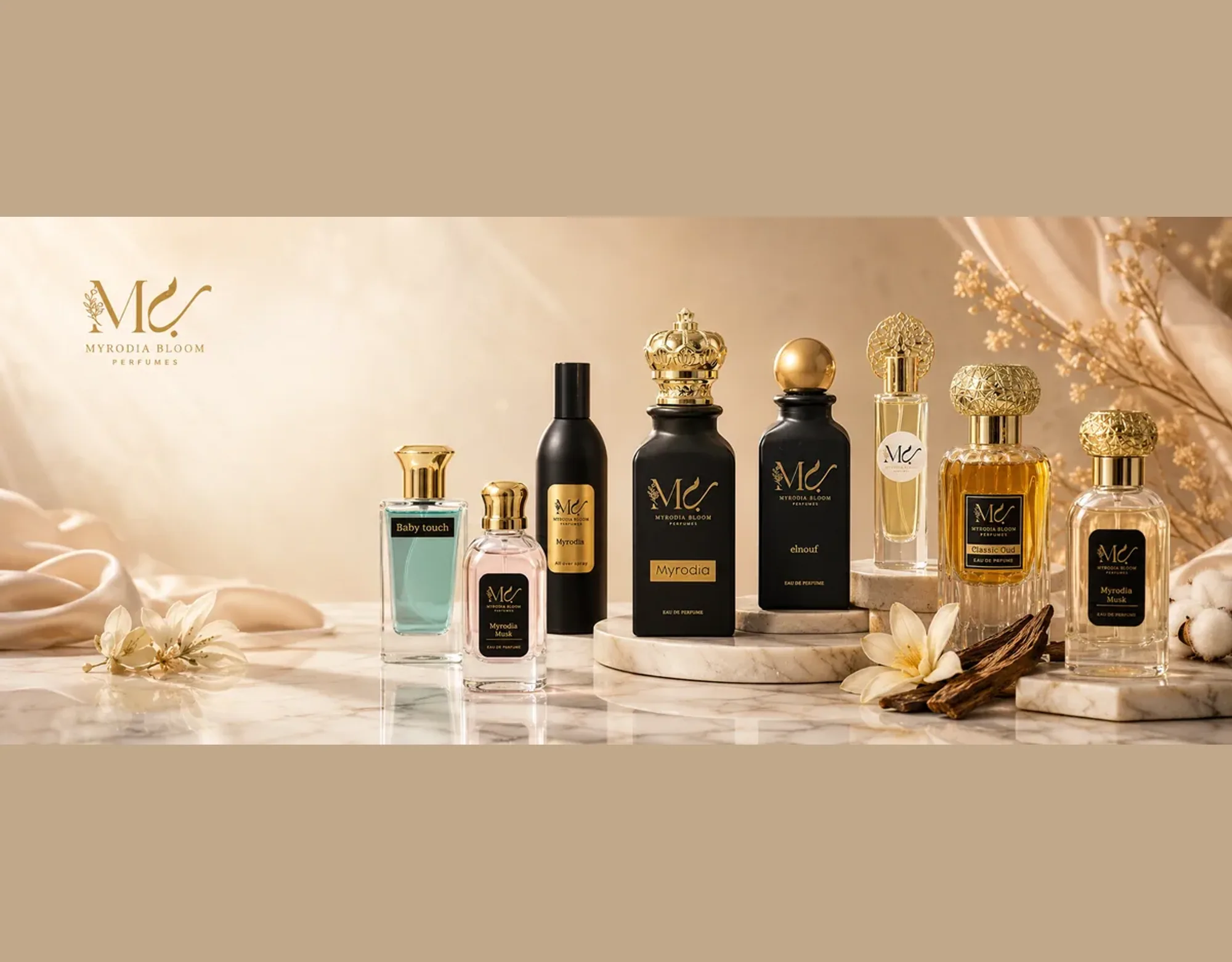 متجر Myrodia Bloom، عطور فاخرة